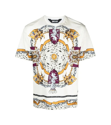 Just Cavalli shirt featuring all-over graphic print, available at Lestyle Boutique Melbourne