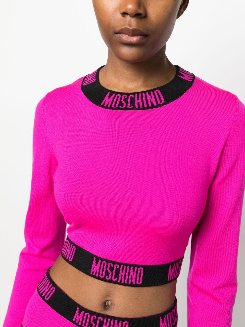 MOSCHINO CROPPED TOP