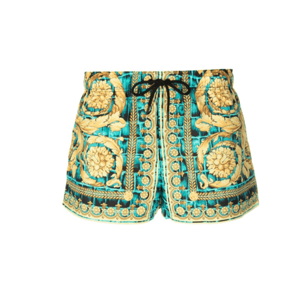 VERSACE SHORTS featuring BAROCCODILE pattern available at Lestyle Boutique Melbourne