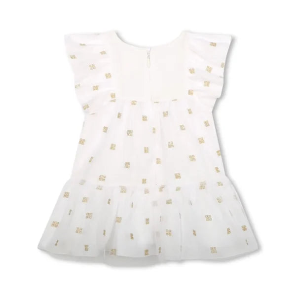 Givenchy Kids dress with gold embroidery, perfect for special occasions, available at Lestyle Boutique Melbourne
