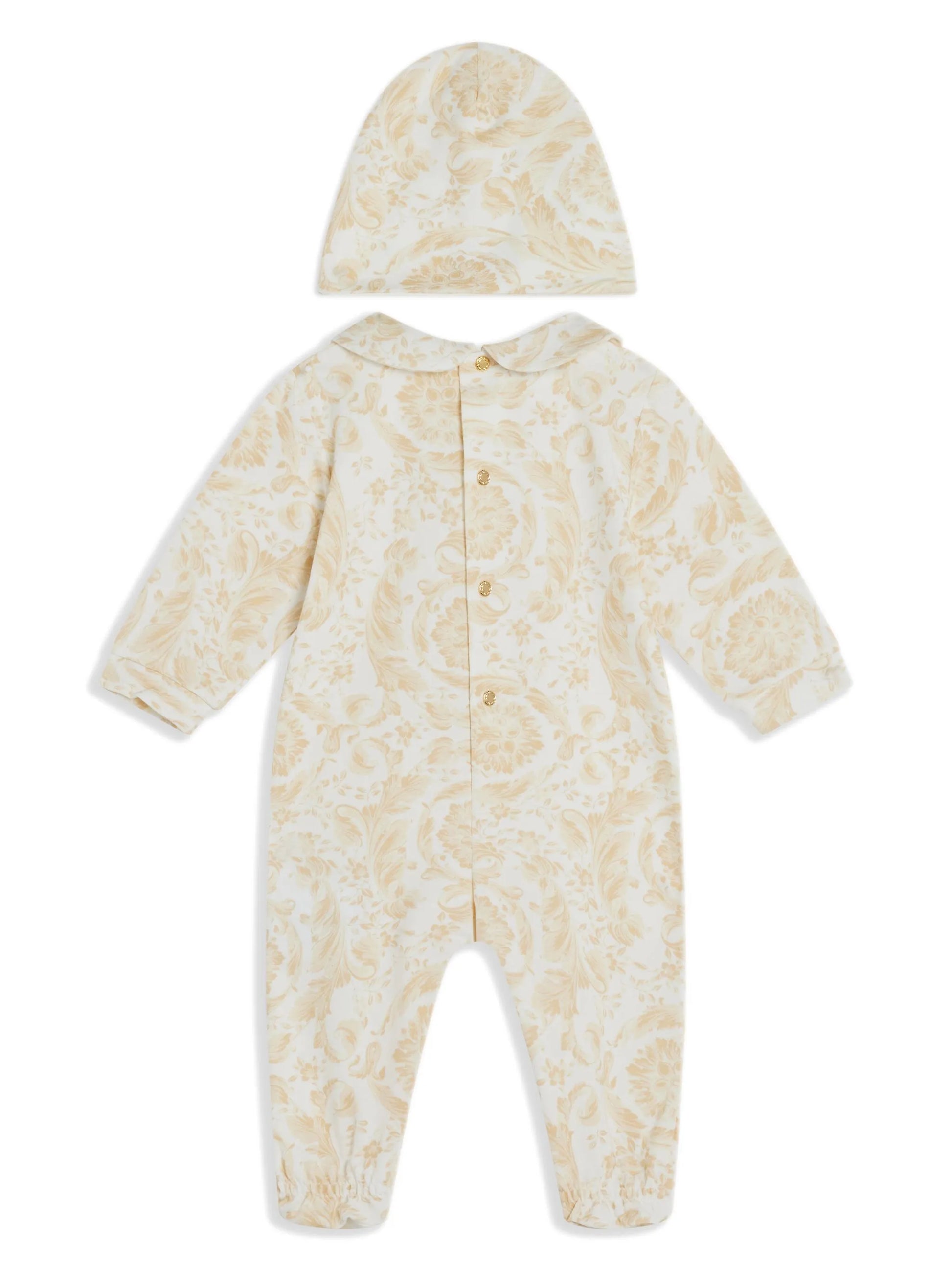 Versace Kids Sleepsuit Set featuring Barocco-print available at Lestyle Boutique Melbourne