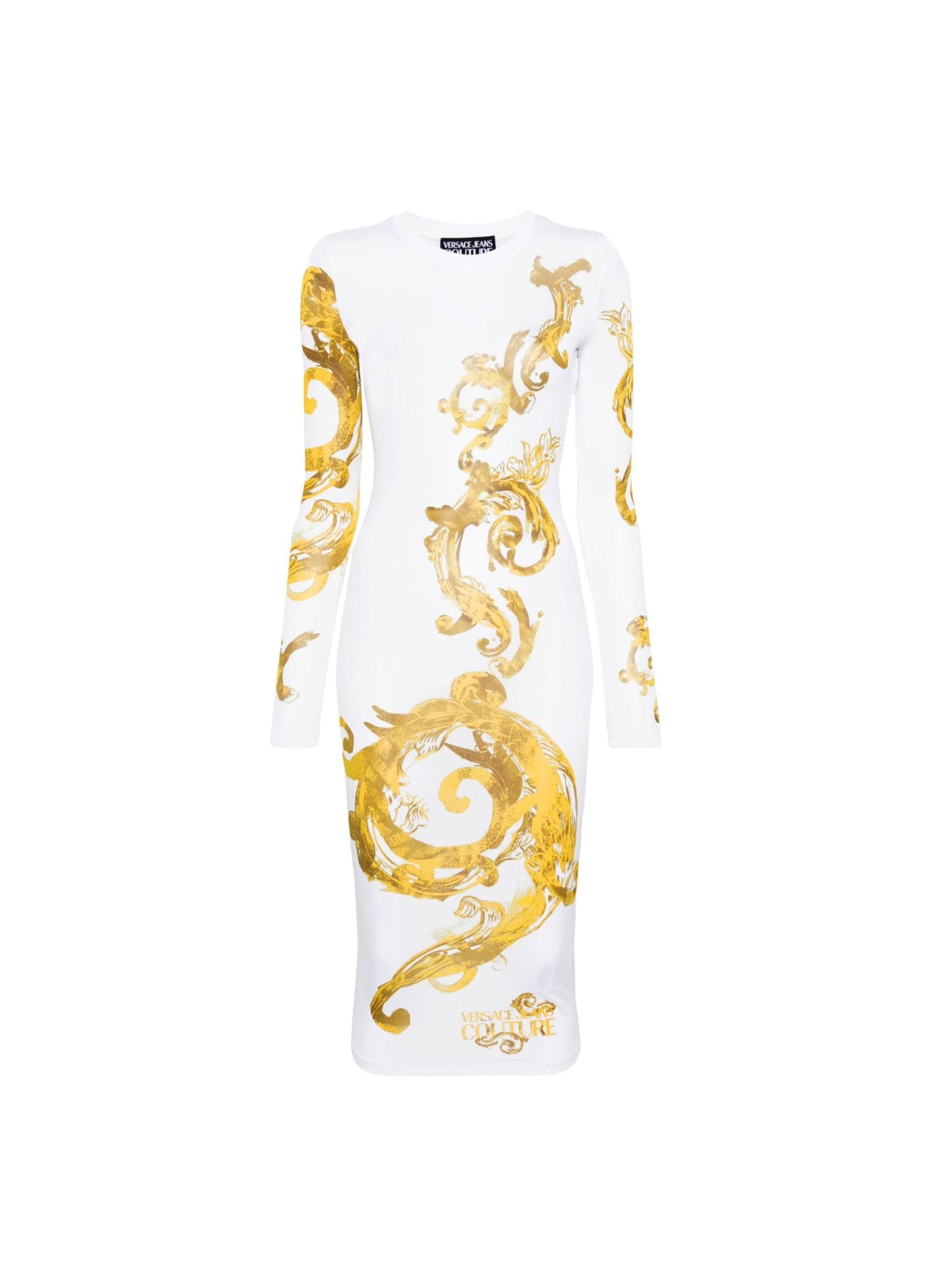 VERSACE JEANS CUTURE 中长连衣裙