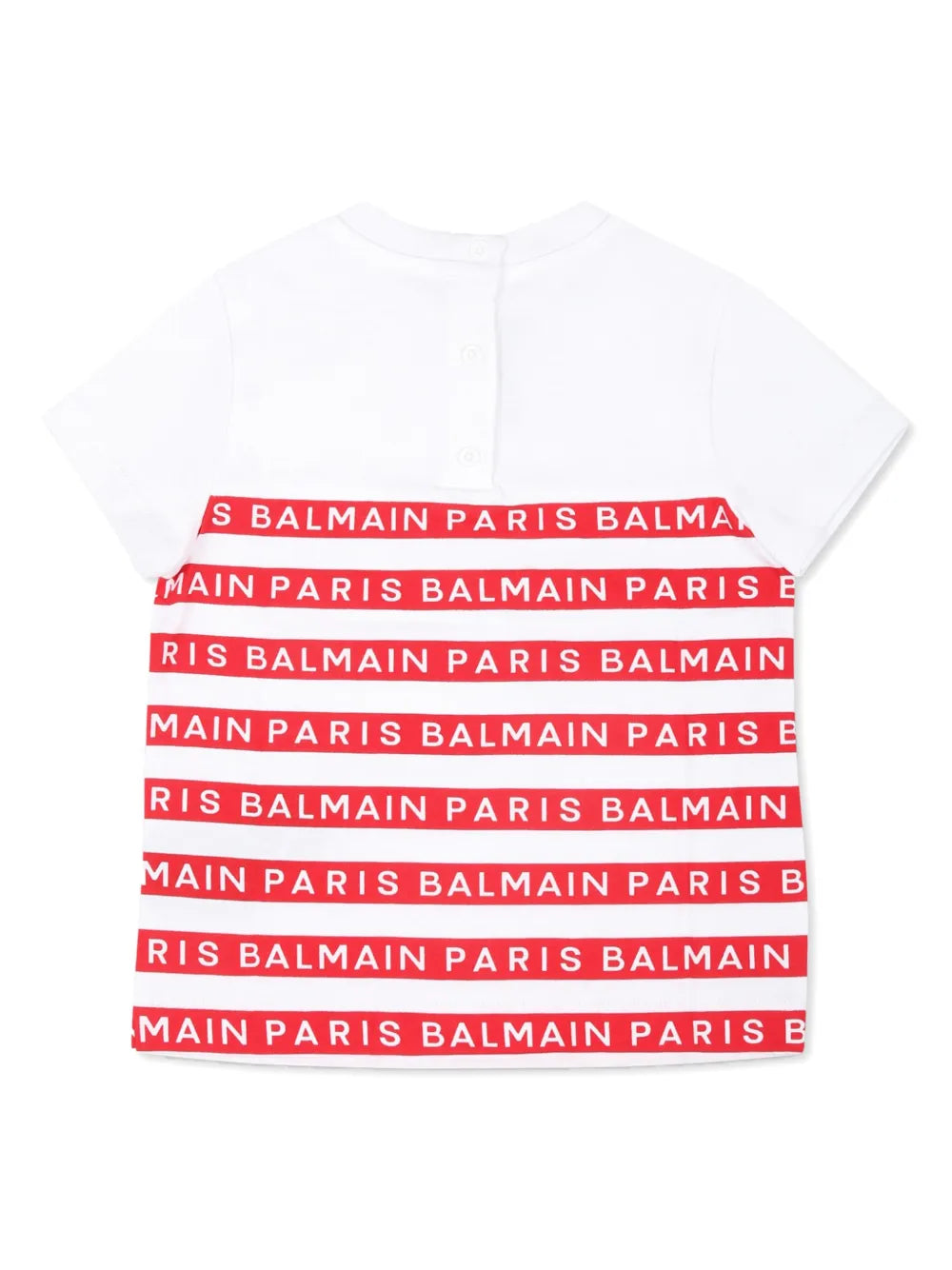 BALMAIN KIDS COTTON T-SHIRT featuring logo print to the front available at Lestyle Boutique Melbourne