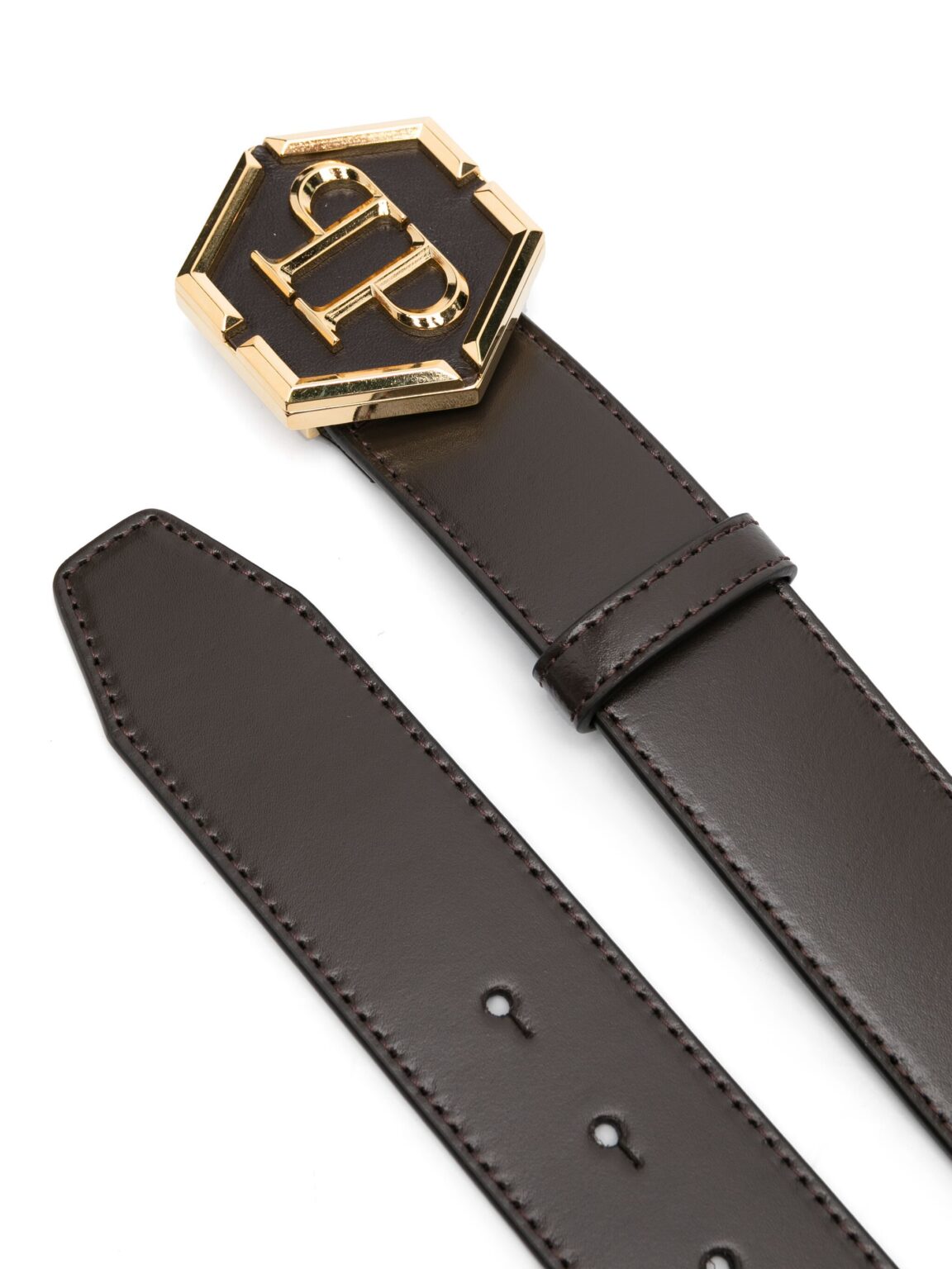 PHILIPP PLEIN BELT featuring logo buckle available at Lestyle Boutique Melbourne