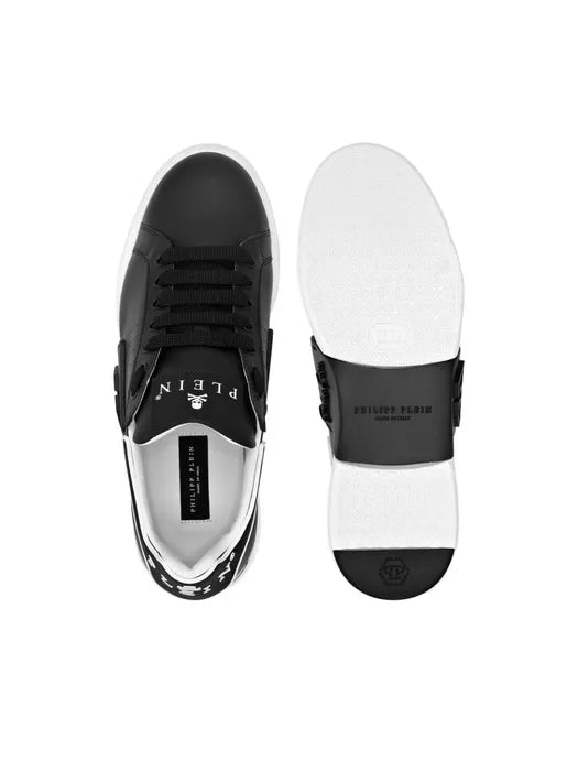 Philipp Plein Nappa Leather Sneakers with hexagon design, available at Lestyle Boutique Melbourne