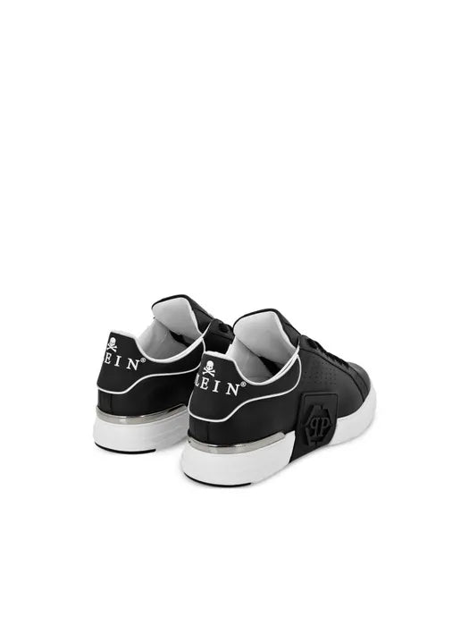 Philipp Plein Nappa Leather Sneakers with hexagon design, available at Lestyle Boutique Melbourne