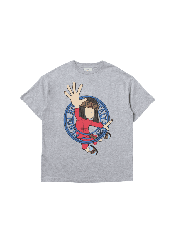Fendi kids t-shirt with logo print available at Lestyle Boutique Melbourne