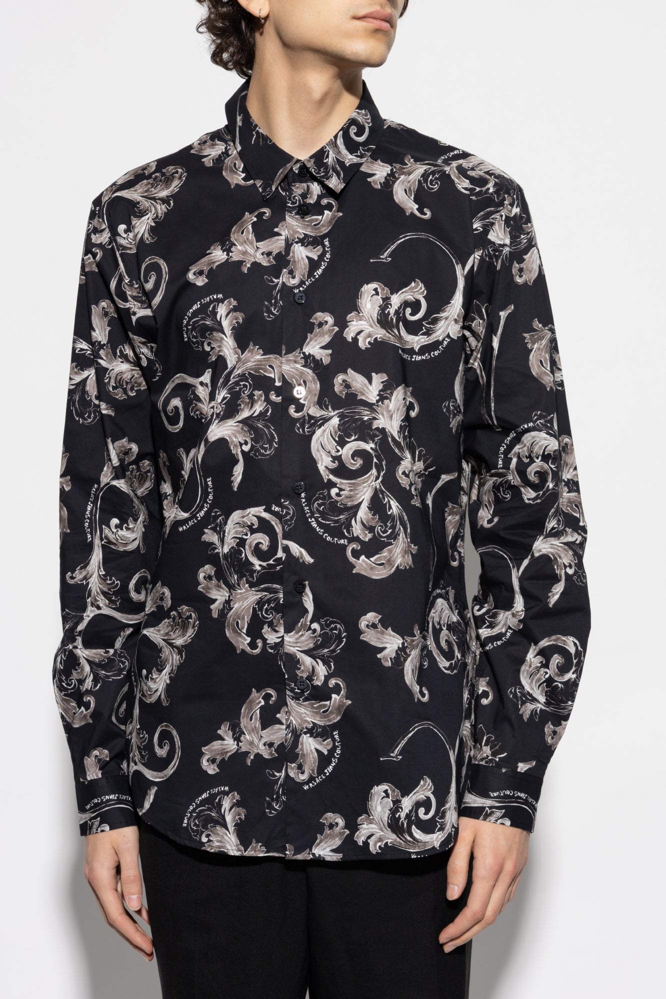 Versace Jeans Couture shirt with barocco pattern, available at Lestyle Boutique Melbourne