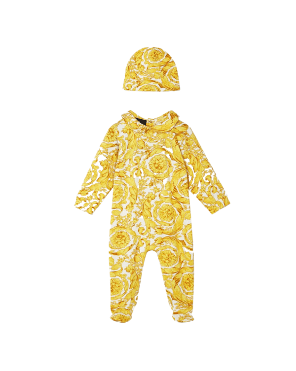 VERSACE KIDS PAJAMAS featuring Barocco print available at Lestyle Boutique Melbourne
