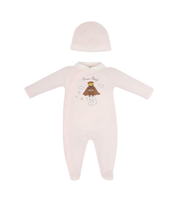 Fendi baby romper set in rose pink with premium materials and expert craftsmanship, available at Lestyle Boutique Melbourne