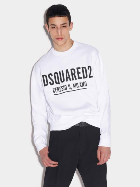 DSQUARED2 sweatshirt featuring logo graphic available at Lestyle Boutique Melbourne