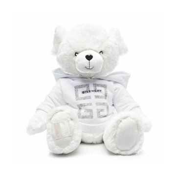 GIVENCHY kids giocattoli featuring white plush bear with hoodie available at Lestyle Boutique Melbourne