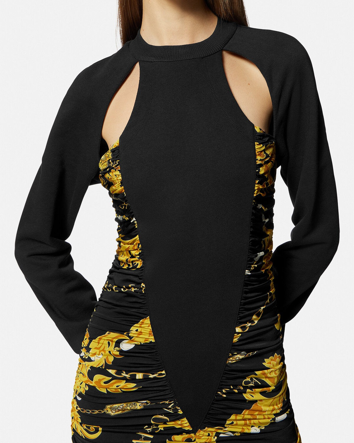 VERSACE JEANS COUTUR 迷你连衣裙