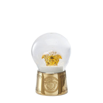 VERSACE GLASS SPHERE featuring snow effect with Golden Medusa available at Lestyle Boutique Melbourne