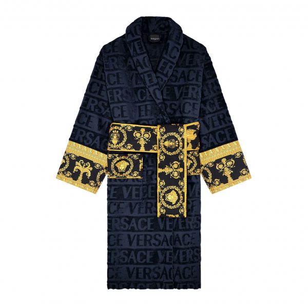 Versace bathrobe featuring barocco gold print available at Lestyle Boutique Melbourne