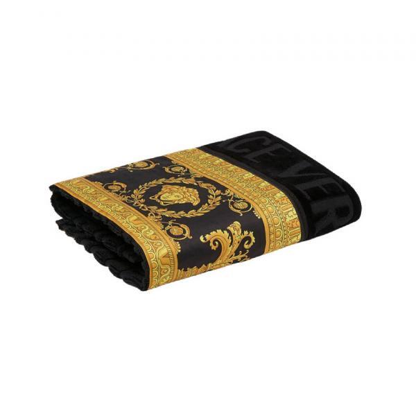 VERSACE TOWEL featuring Versace allover motif and Baroque border available at Lestyle Boutique Melbourne