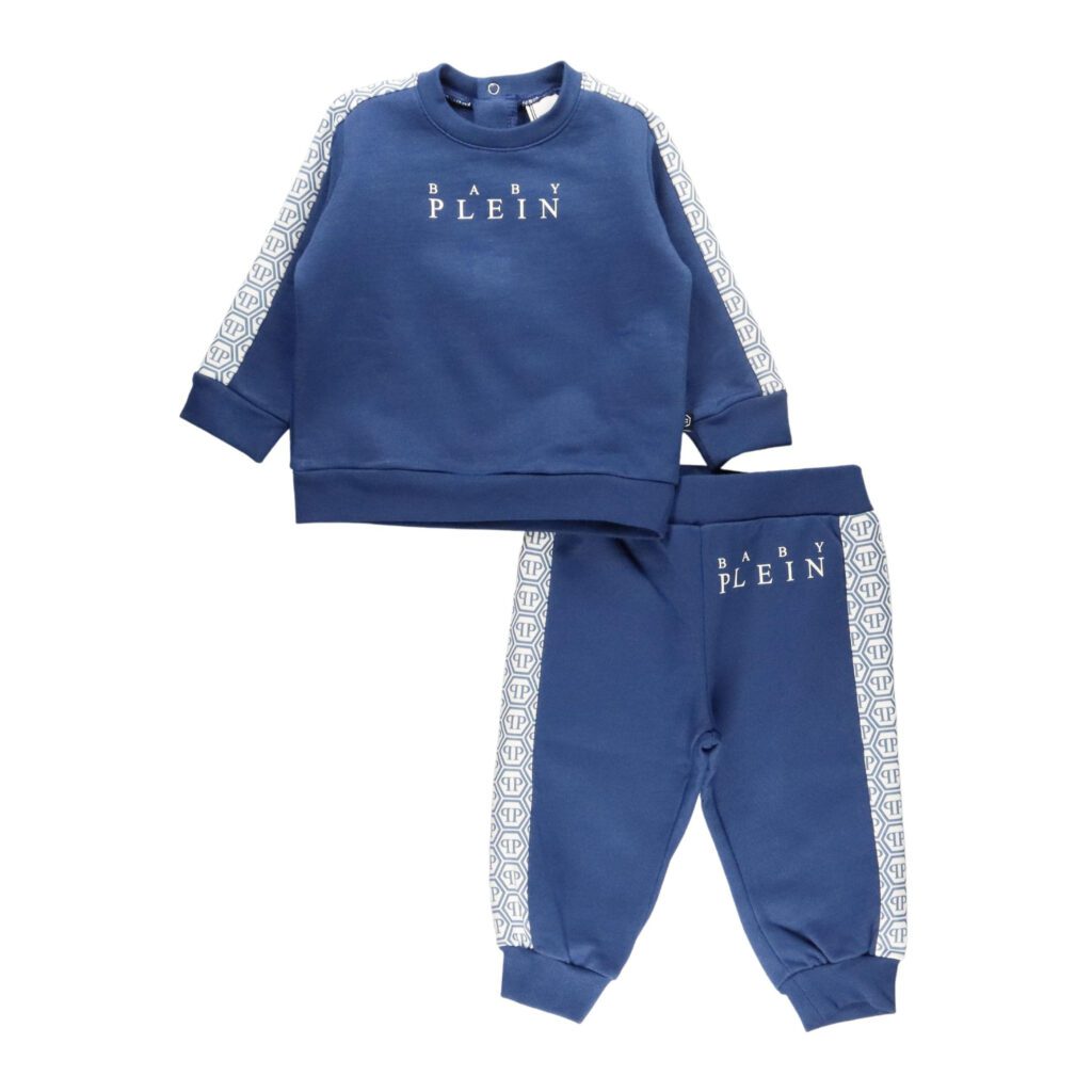 PHILIPP PLEIN TRACKSUIT featuring logo-tape two-piece for kids available at Lestyle Boutique Melbourne
