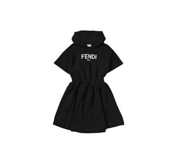 Fendi Kids Dress with logo and cotton material, available at Lestyle Boutique Melbourne