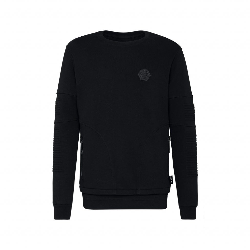 PHILIPP PLEIN SWEATSHIRT featuring padded and quilted details available at Lestyle Boutique Melbourne