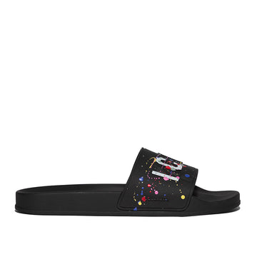 DSQUARED2 SLIDES featuring ICON SPLASH lettering available at Lestyle Boutique Melbourne