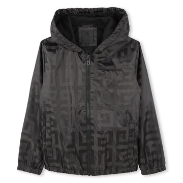GIVENCHY Hooded windbreaker with zip
