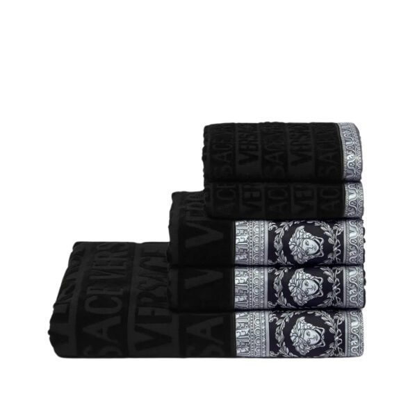 Versace towel set featuring Medusa motif available at Lestyle Boutique Melbourne