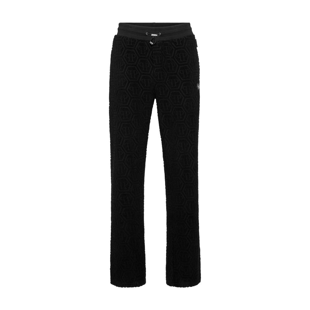 Philipp Plein Jacquard Tracksuit Pants Monogram, featuring a unique design. Available at Lestyle Boutique Melbourne