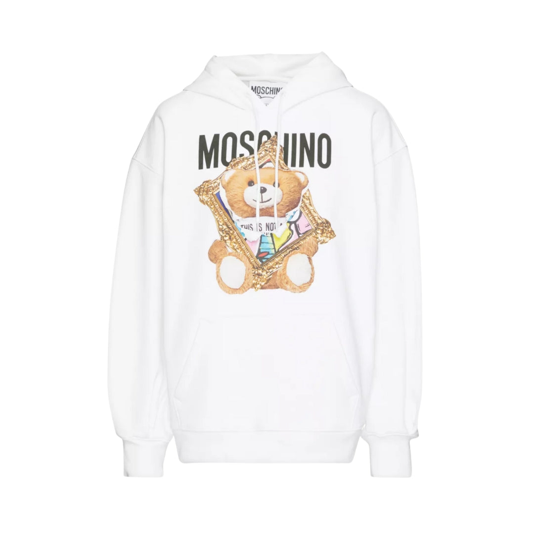 MOSCHINO Bear-print cotton-jersey hoody available at Lestyle Boutique Melbourne