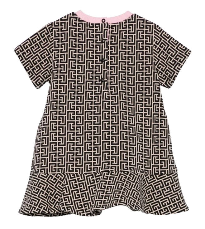 BALMAIN DRESS featuring geometric Greek-key pattern available at Lestyle Boutique Melbourne