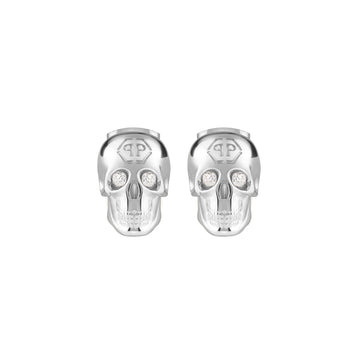 PHILIPP PLEIN GOLD WITH LOGO EARRINGS