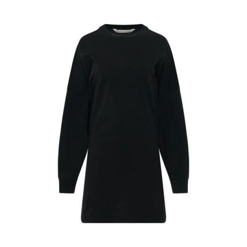 Palm Angels mini dress in black with bold logo print, available at Lestyle Boutique Melbourne