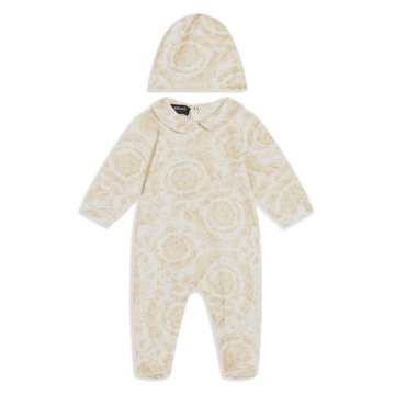 VERSACE KIDS PAJAMAS featuring barocco-print stretch-cotton available at Lestyle Boutique Melbourne