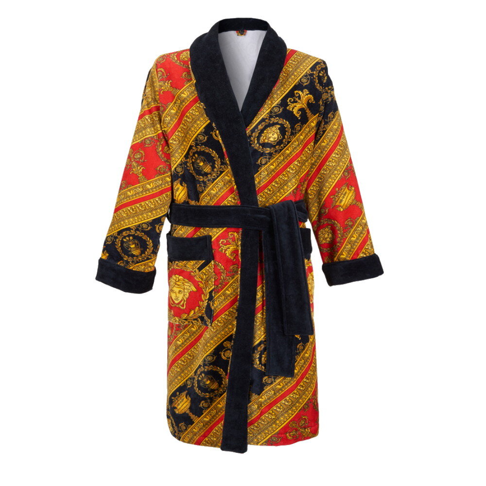 Colorful robe with pattern on a white background