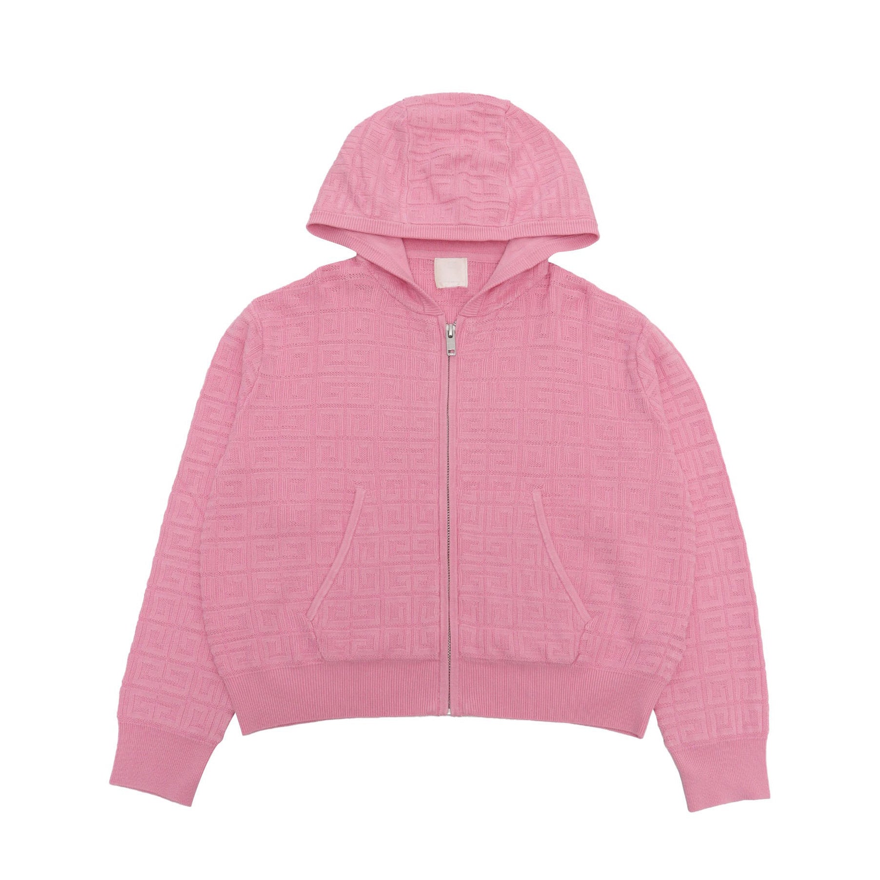 Givenchy Kids pink 4G jacquard hooded jacket, available at Lestyle Boutique.