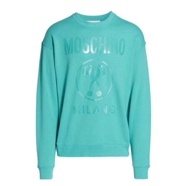 Moschino sweatshirt with logo detail, crafted from premium materials, available at Lestyle Boutique Melbourne