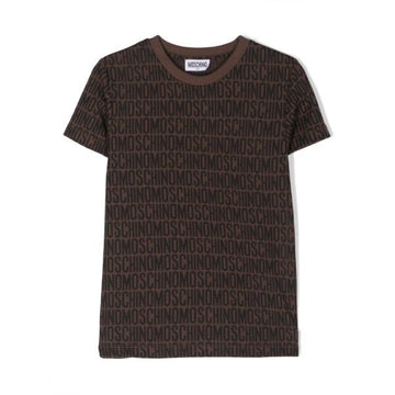 MOSCHINO KIDS T-SHIRT with monogram jacquard design, available at Lestyle Boutique Melbourne
