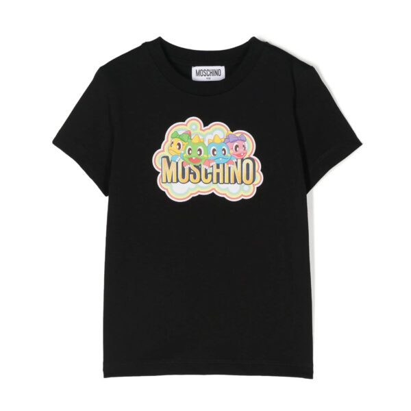 Moschino Kids T-Shirt with cartoon print, perfect for casual wear, available at Lestyle Boutique Melbourne