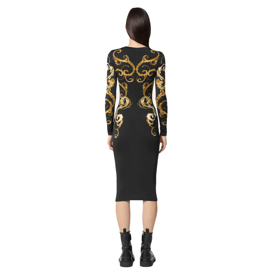 VERSACE JEANS CUTURE 中长连衣裙