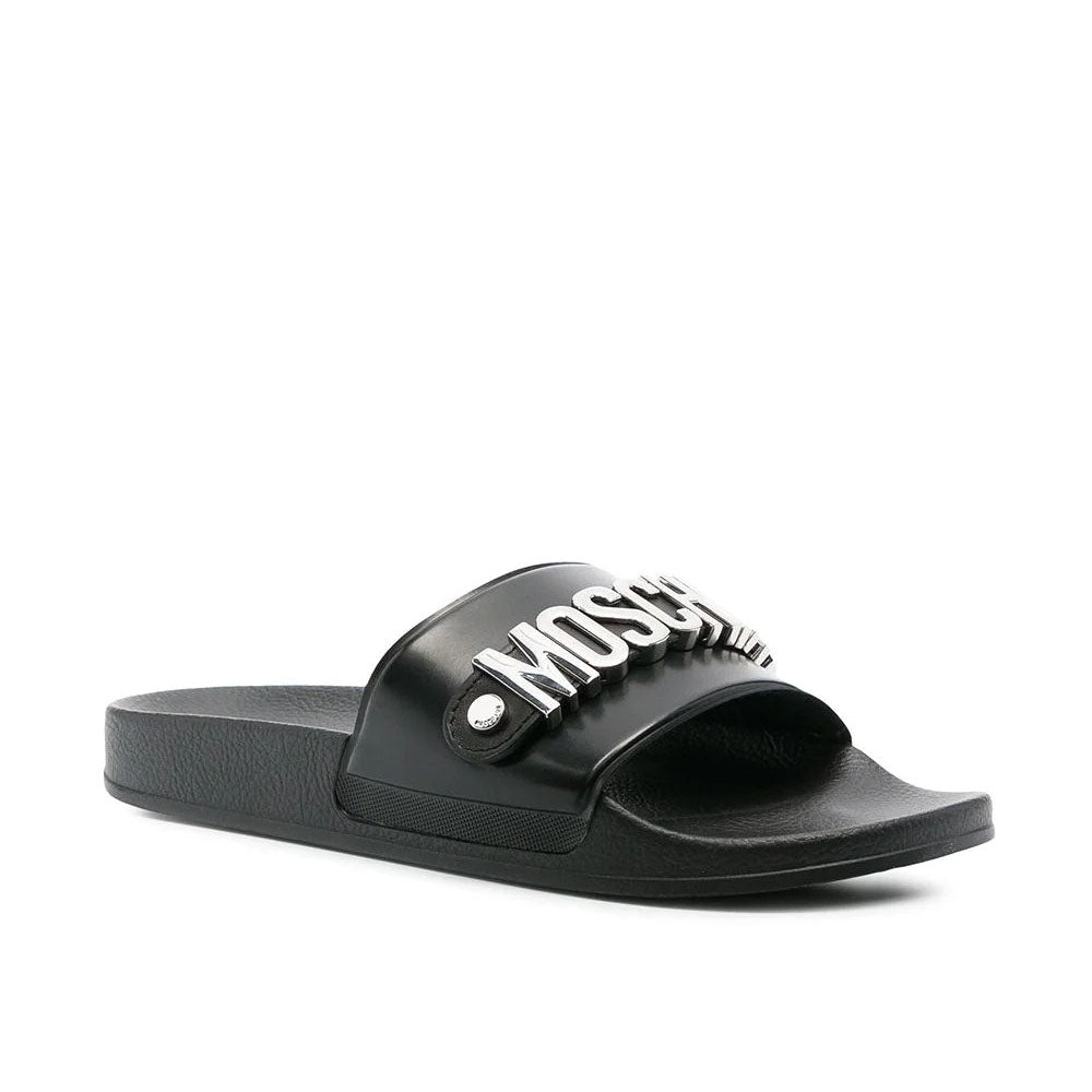 Moschino shoes with metal logo, stylish and comfortable. Available at Lestyle Boutique Melbourne