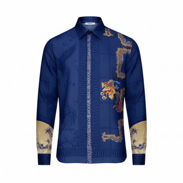 VERSACE COLLECTION PATTERN PRINT SHIRT