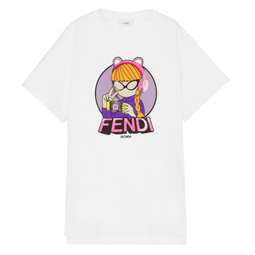FENDI KIDS T-SHIRT DRESS