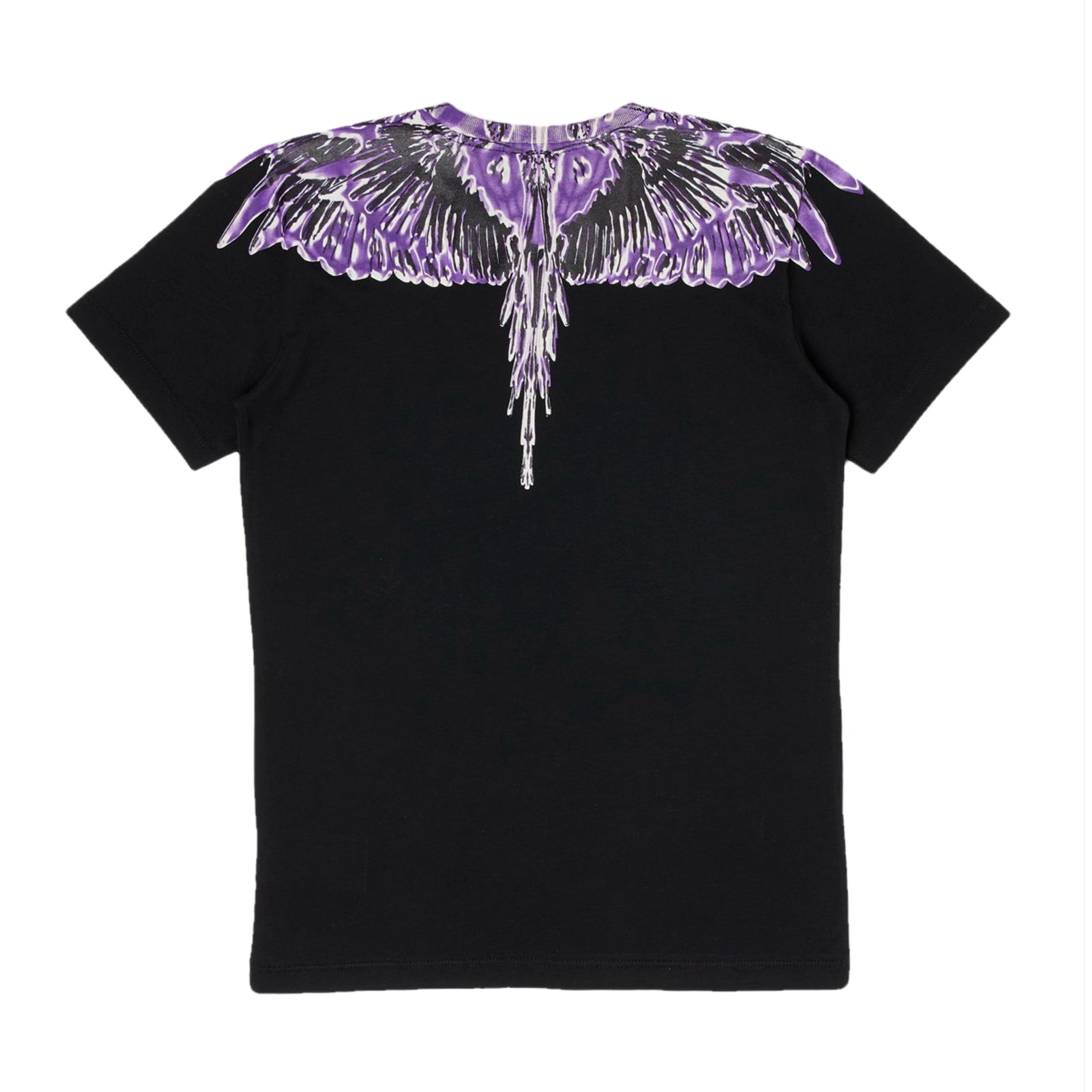 Marcelo Burlon Icon Wings T-shirt in Black/Violet - Lestyle Boutique Melbourne