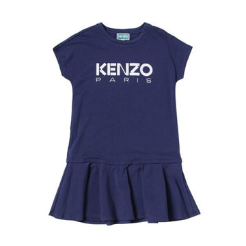 KENZO KIDS DRESS featuring bold logo and pleated hem, available at Lestyle Boutique Melbourne