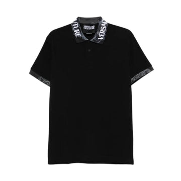 Versace Jeans Couture polo shirt with logo-print collar, available at Lestyle Boutique Melbourne