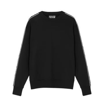 Versace logo regular-fit sweatshirt featuring institutional logo motif available at Lestyle Boutique Melbourne