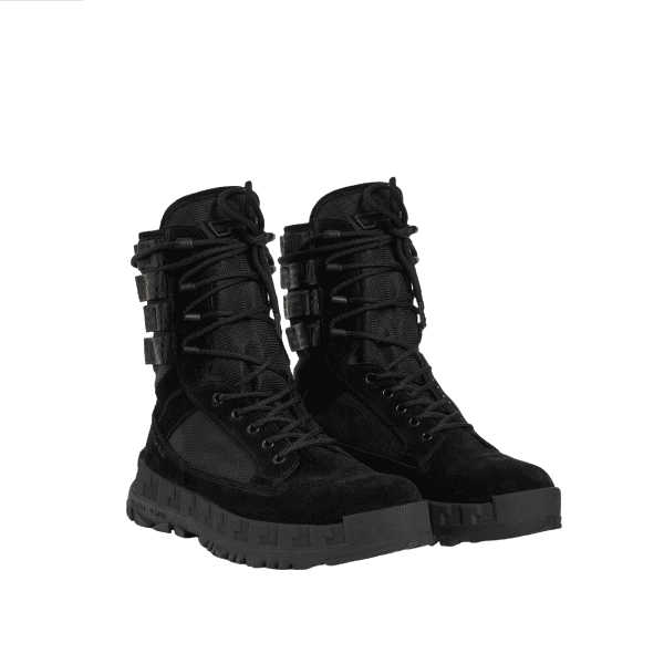 VERSACE BOOTS featuring lace-up front fastening available at Lestyle Boutique Melbourne