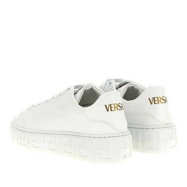 Versace Kids Sneakers featuring Greca-patterned details available at Lestyle Boutique Melbourne