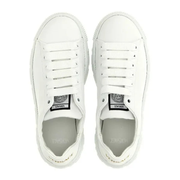 Versace Kids Sneakers featuring Greca-patterned details available at Lestyle Boutique Melbourne