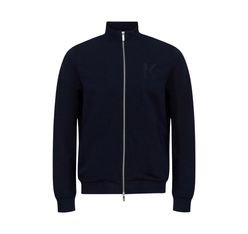 Karl Lagerfeld jacket with logo patch and zip fastening, available at Lestyle Boutique Melbourne