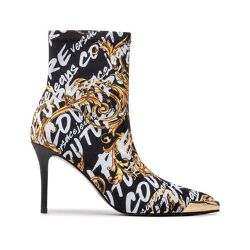 Versace Jeans Couture shoes boots with Scarlett print, luxury design available at Lestyle Boutique Melbourne